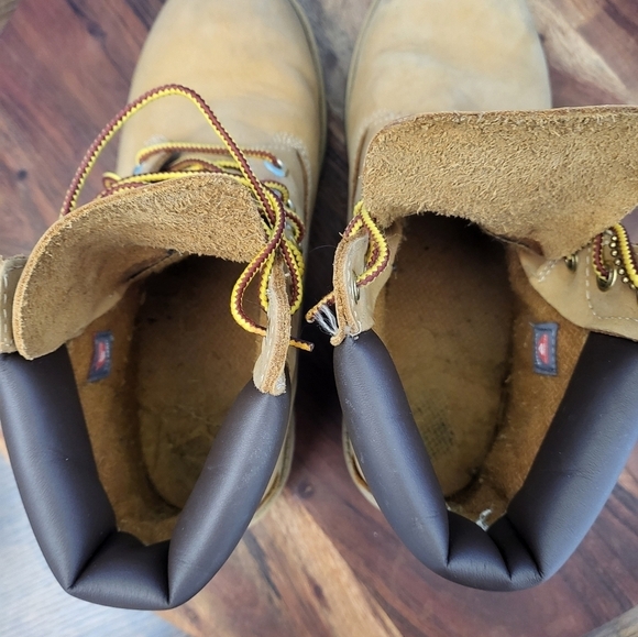Classic Timberland Waterproof 6" Boots Wheat 12909 Youth 6 (Women's 7.5) - Picture 8 of 13